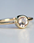 14k Gold Blush Morganite Ring - Melt'm Jewelry