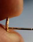 14k Gold Bee Stud Earrings - Melt'm Jewelry