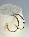 Thick Gold Hoop Earrings