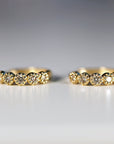 Gold Diamond Huggies (SINGLE or PAIR) - Melt'm Jewelry