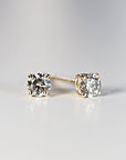 Grey Diamond Earrings 14k Gold - Melt'm Jewelry