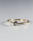 14k Gold Salt and Pepper Diamond Ring