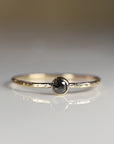 14k Gold Salt and Pepper Diamond Ring