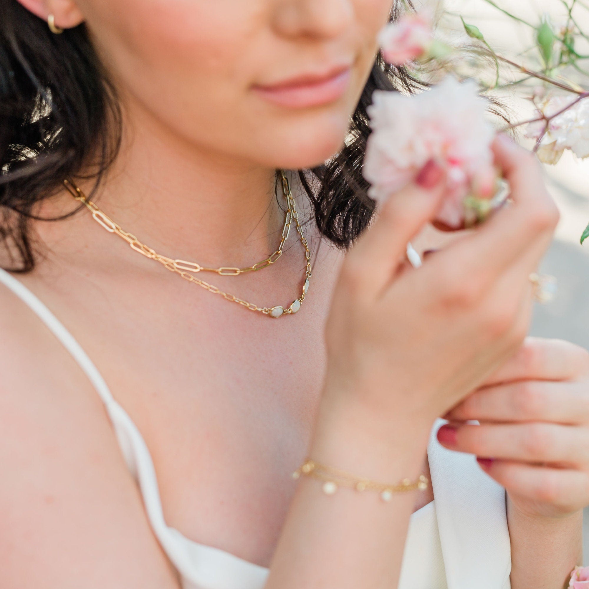 Gold Filled Paperclip Link Chain Necklace - Melt'm Jewelry