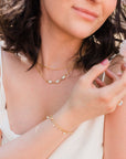 Gold Filled Paperclip Link Chain Necklace