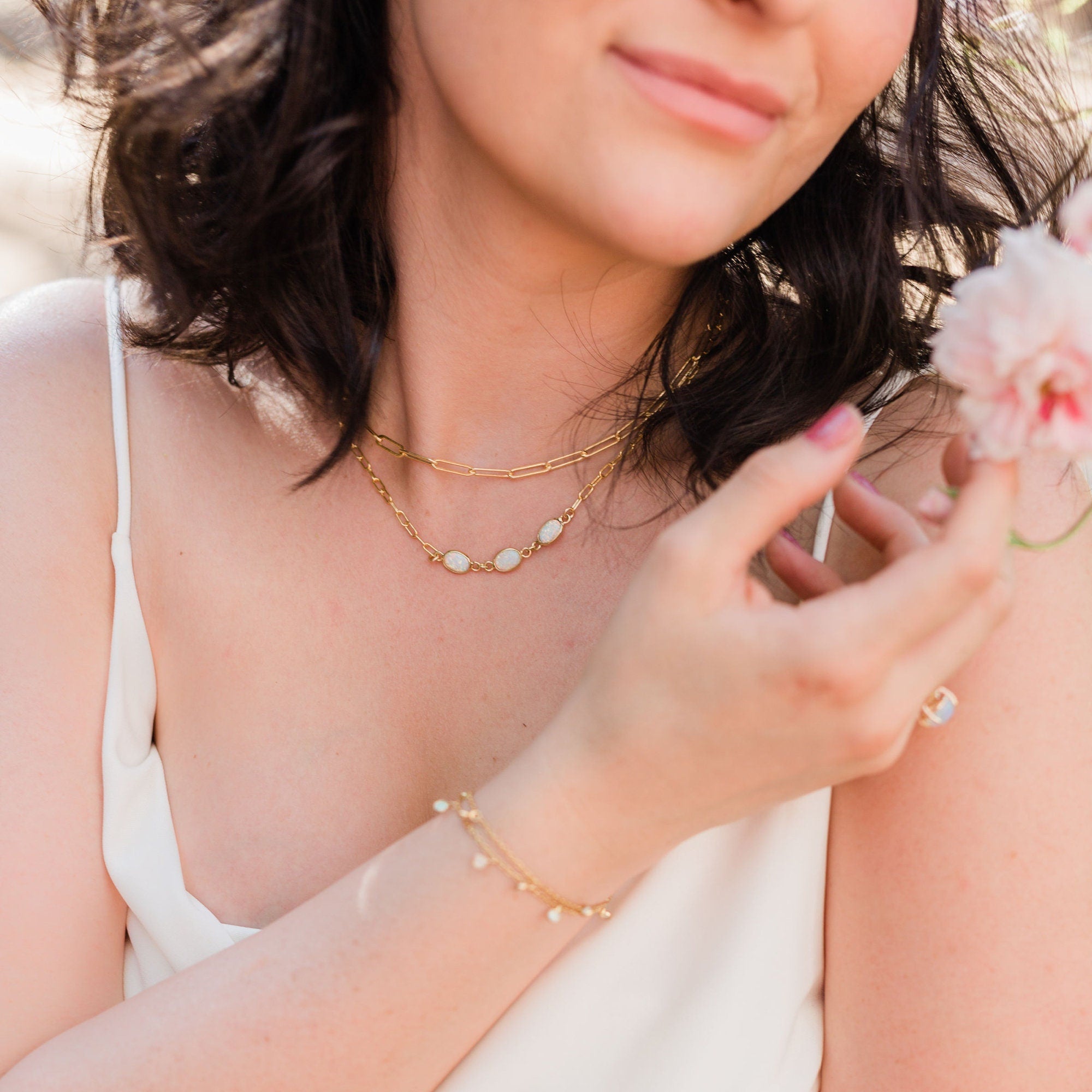 Gold Filled Paperclip Link Chain Necklace - Melt'm Jewelry