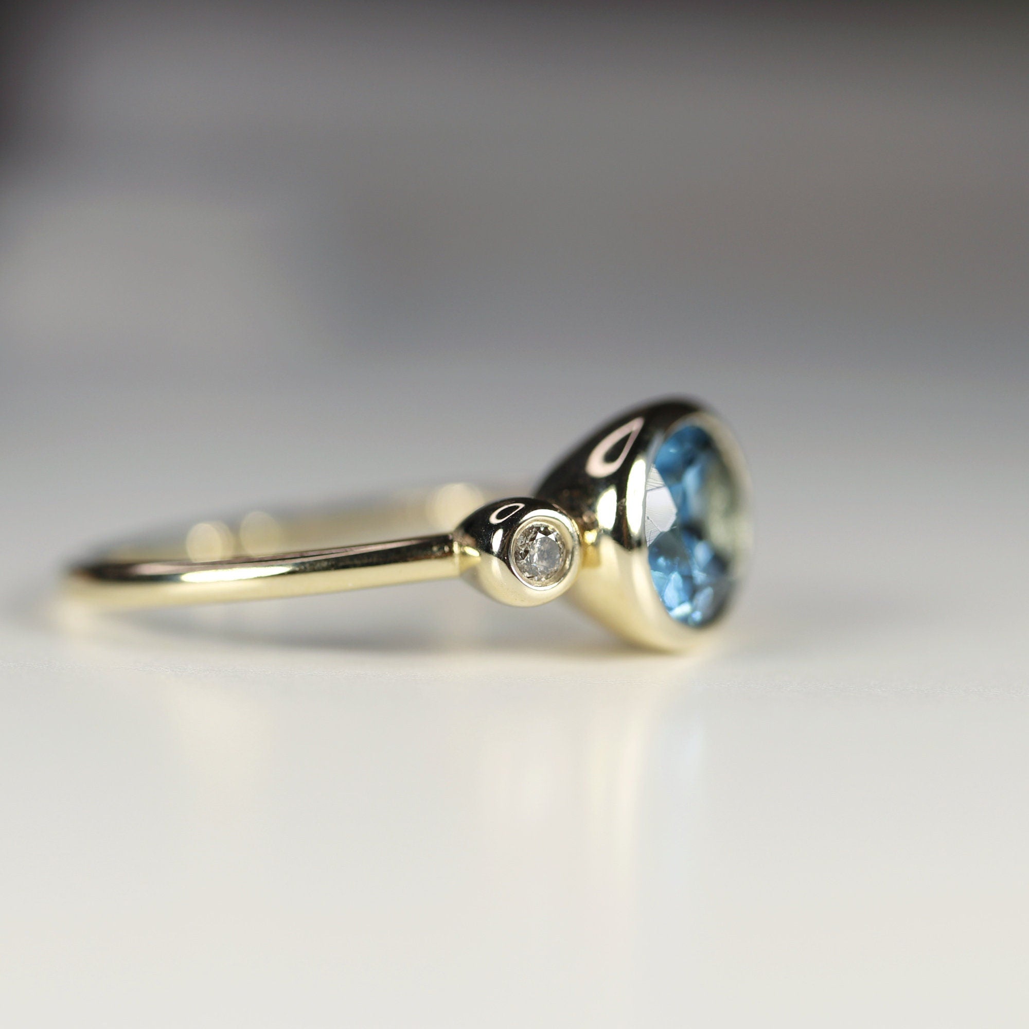 Oval London Blue Topaz Ring