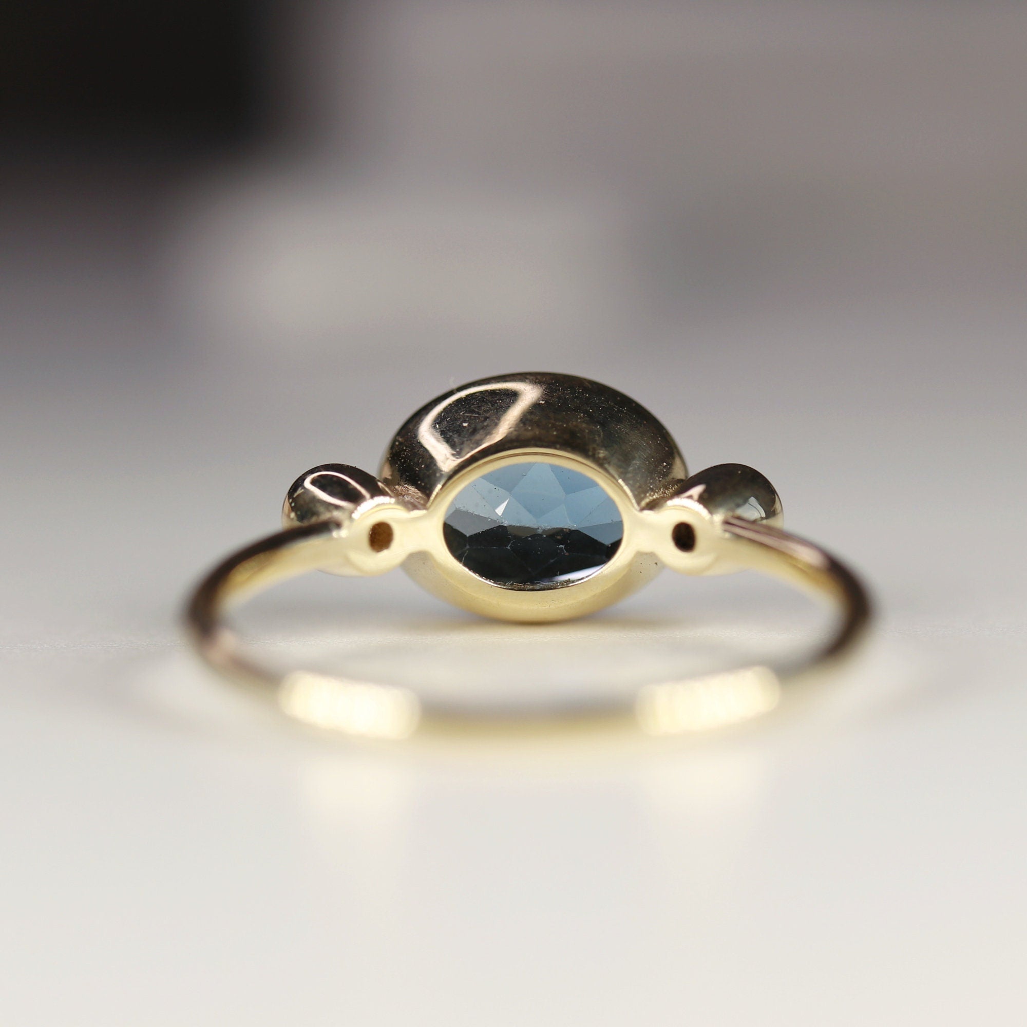 Oval London Blue Topaz Ring