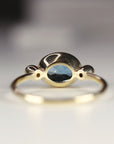 Oval London Blue Topaz Ring