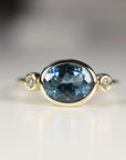 Oval London Blue Topaz Ring