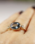 Oval London Blue Topaz Ring