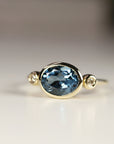 Oval London Blue Topaz Ring