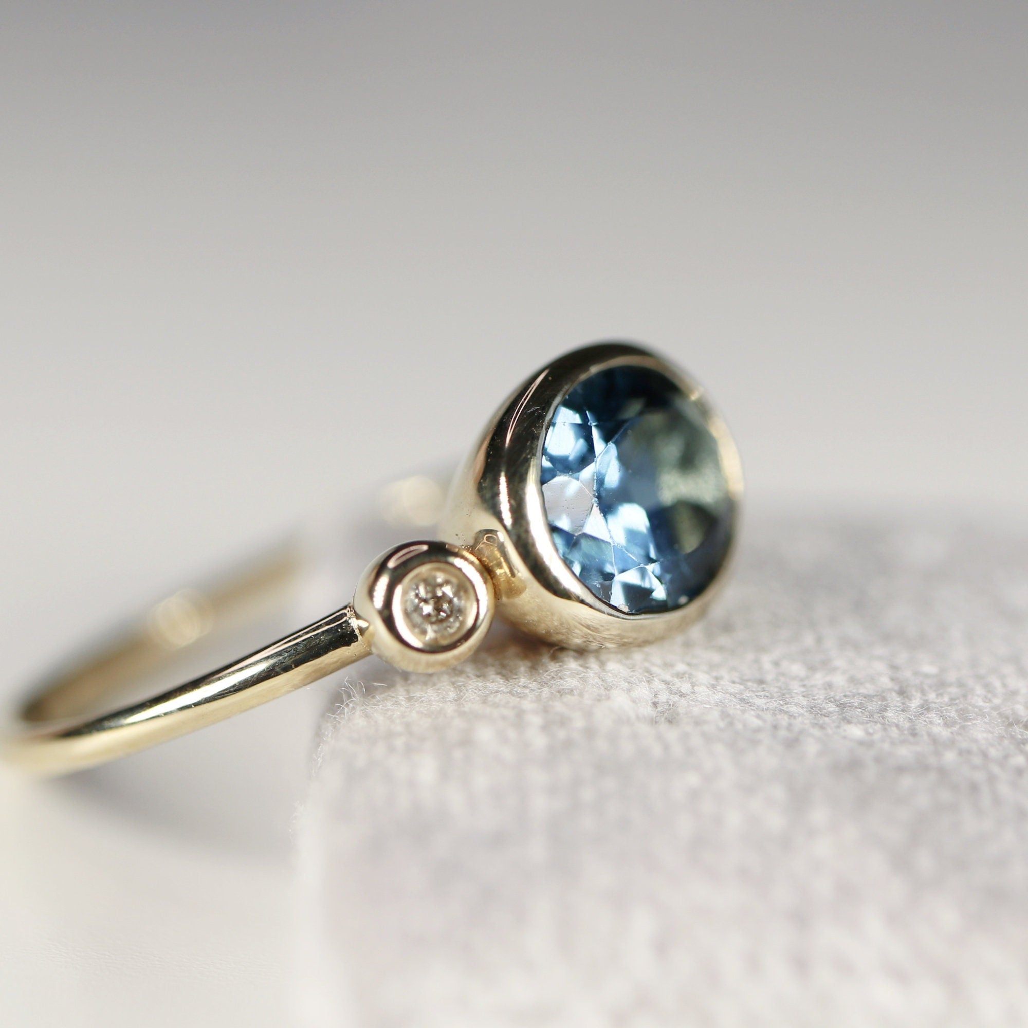 Oval London Blue Topaz Ring