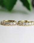 Diamond Hoop Earrings