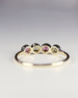 Pink and Green Tourmaline Ring - Melt'm Jewelry