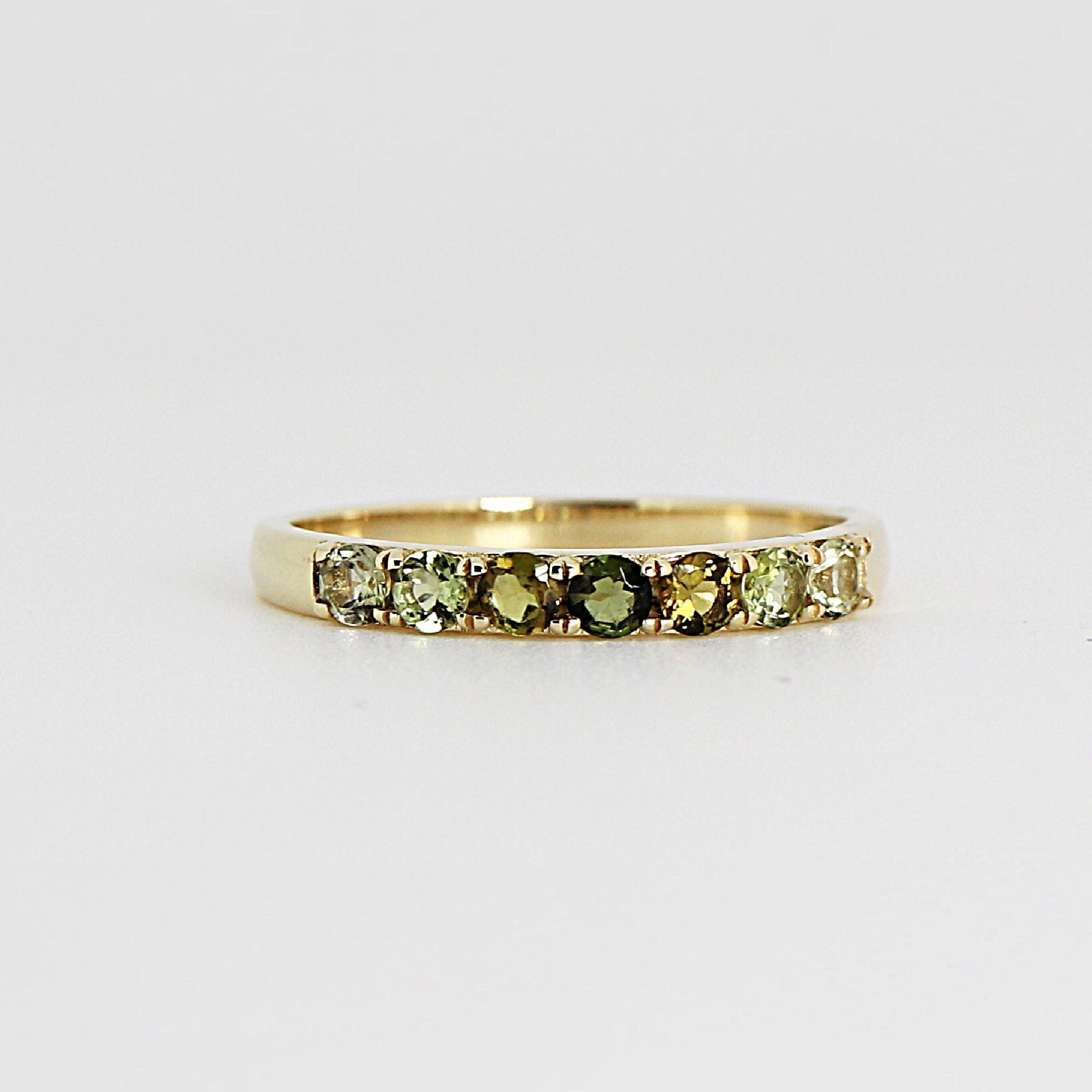 Ombre Ring Band in 14k Solid Gold - Melt'm Jewelry