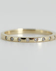 Flush Set Diamond Wedding Band - Melt'm Jewelry