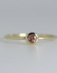 Green Tourmaline Ring 14k Solid Gold - Melt'm Jewelry
