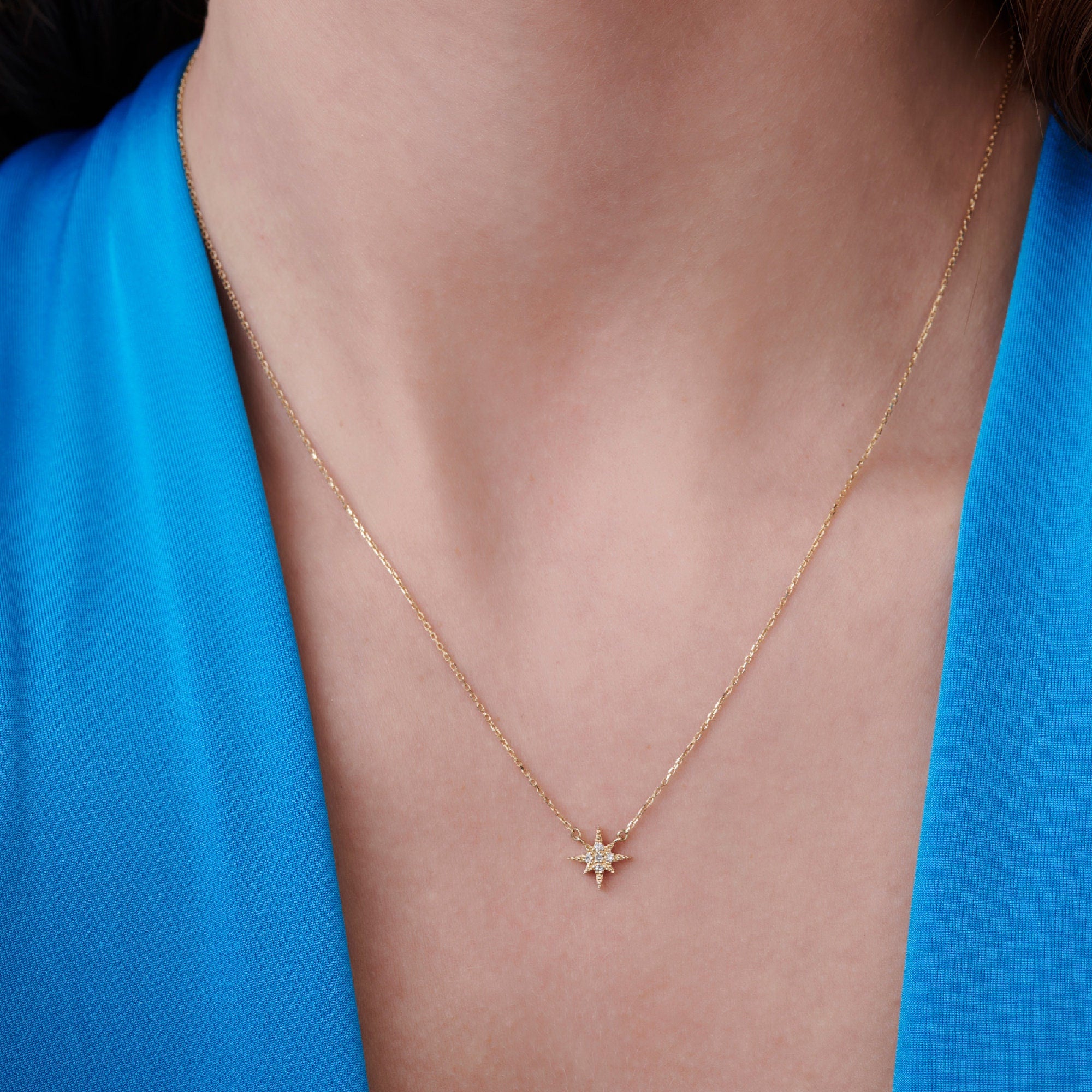 Diamond Northstar Necklace - Melt'm Jewelry