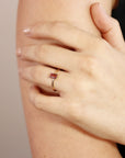 14k Gold Pink Tourmaline Ring - Melt'm Jewelry