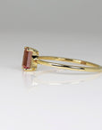 14k Gold Pink Tourmaline Ring - Melt'm Jewelry