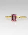 14k Gold Pink Tourmaline Ring