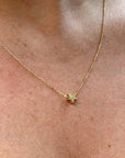 Diamond Star Necklace, Sliding Star Necklace