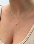 Diamond Star Necklace, Sliding Star Necklace