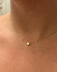 Diamond Star Necklace, Sliding Star Necklace