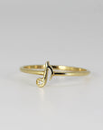 Genuine Diamond Music Note Ring