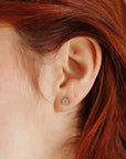 0.20 Ct Salt and Pepper Diamond Earrings 14k Gold - Melt'm Jewelry