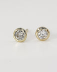 Diamond Stud Earrings 14k Gold