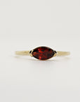 Marquise Garnet Engagement Ring - Melt'm Jewelry