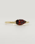 Marquise Garnet Engagement Ring