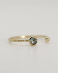 14k Gold Montana Sapphire Ring, September Birthday - Melt'm Jewelry
