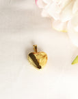 14k Gold Filled Heart Locket Necklace, Memorial Gift - Melt'm Jewelry