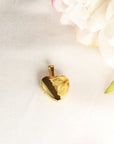 14k Gold Filled Heart Locket Necklace, Memorial Gift - Melt'm Jewelry