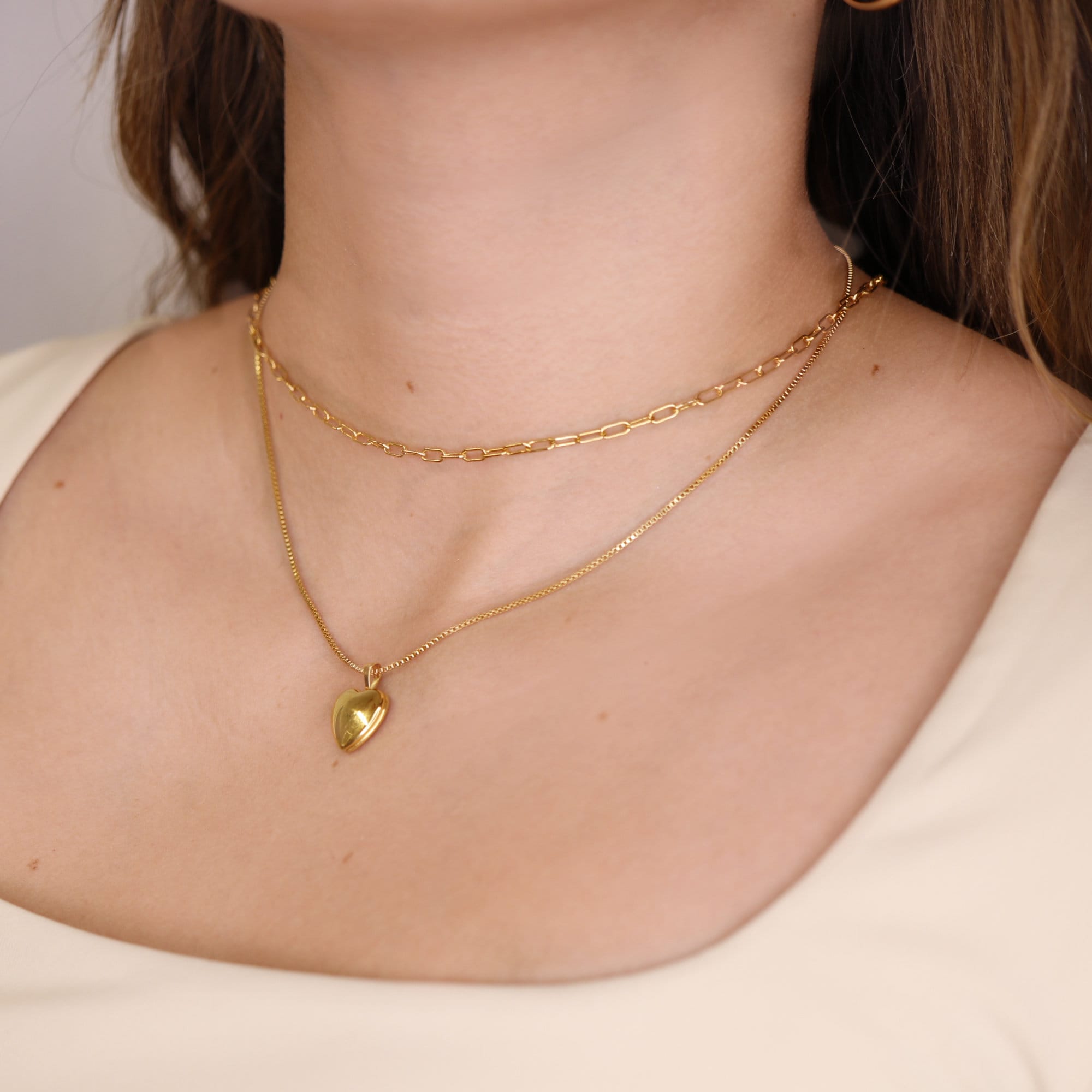 14k Gold Filled Heart Locket Necklace, Memorial Gift - Melt'm Jewelry