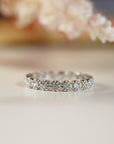 Diamond Eternity Ring in 14k White Gold, Rose Gold or Yellow Gold - Melt'm Jewelry