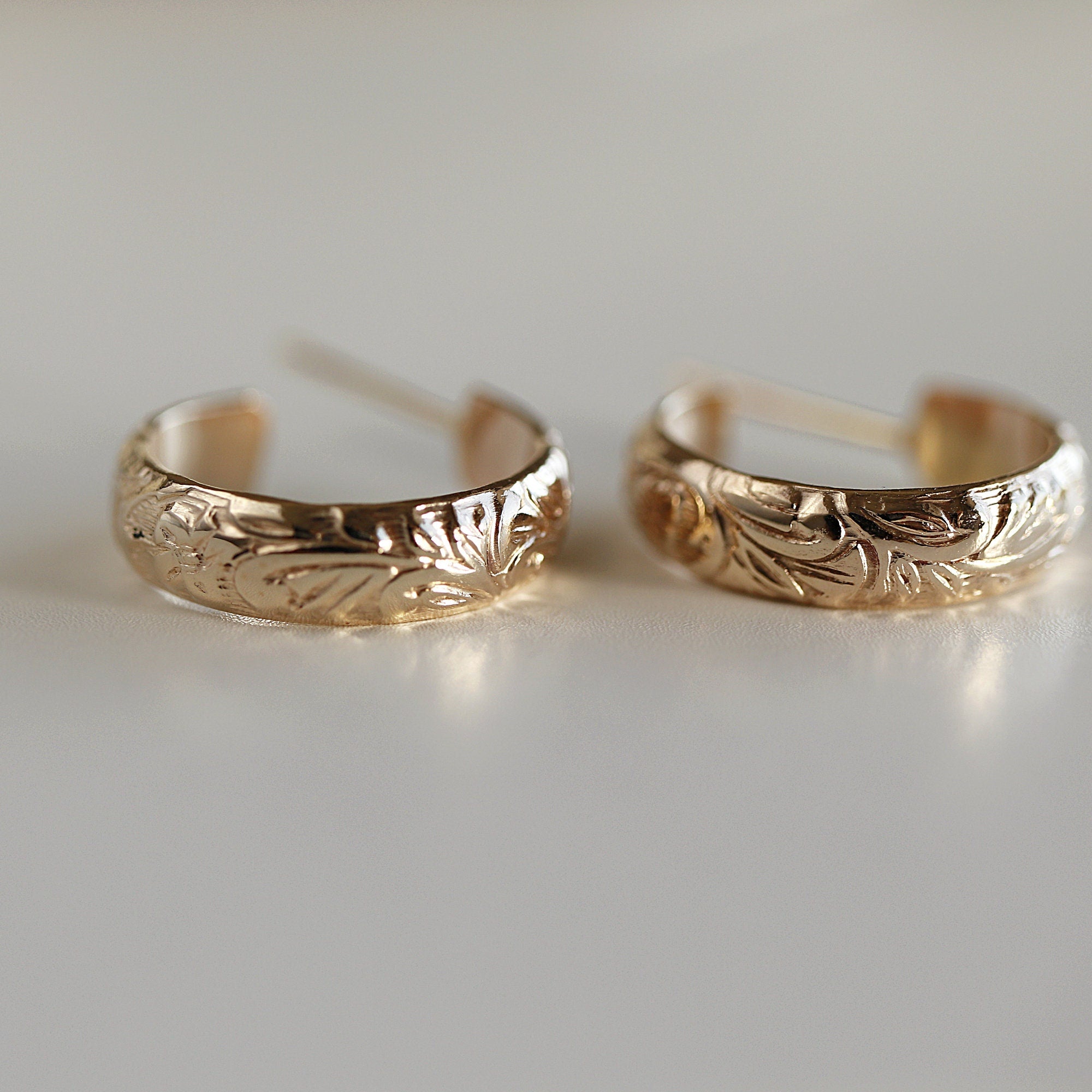 Small Gold Hoops, Gold Filled Hoop Earrings - Melt'm Jewelry