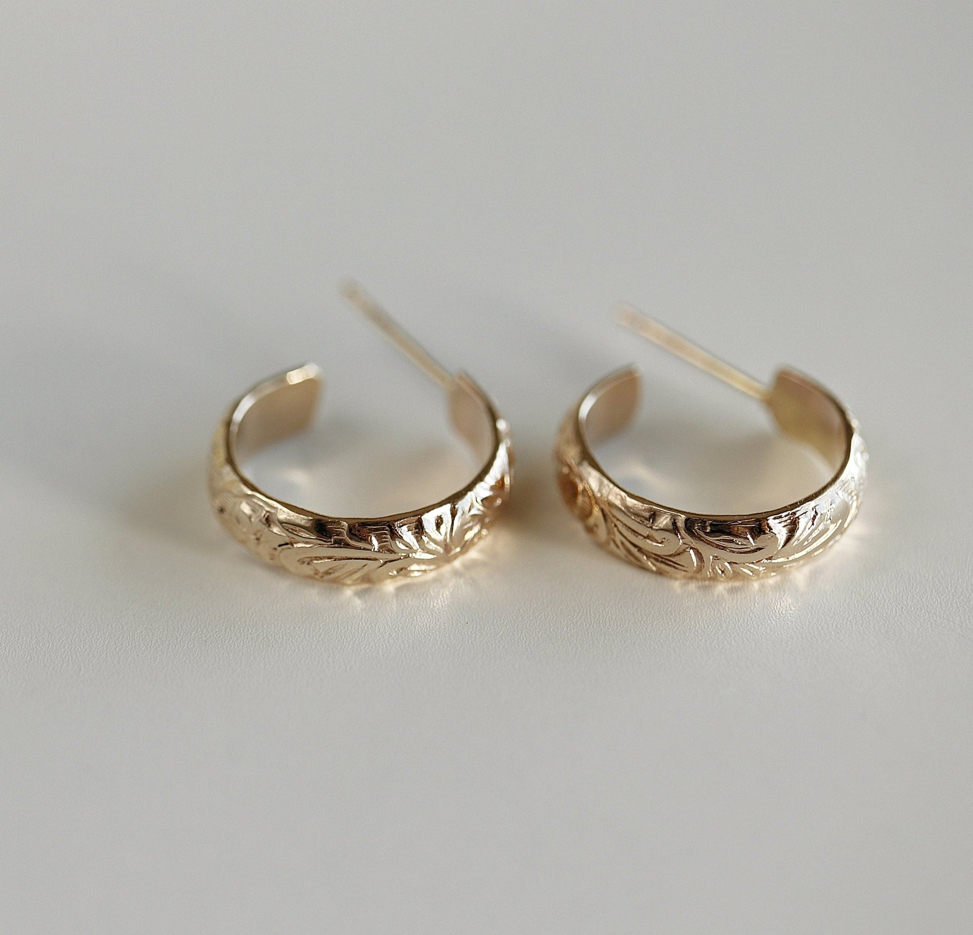 Small Gold Hoops, Gold Filled Hoop Earrings - Melt'm Jewelry