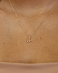 14k Solid Gold Zodiac Necklace, Custom Zodiac Necklace - Melt'm Jewelry