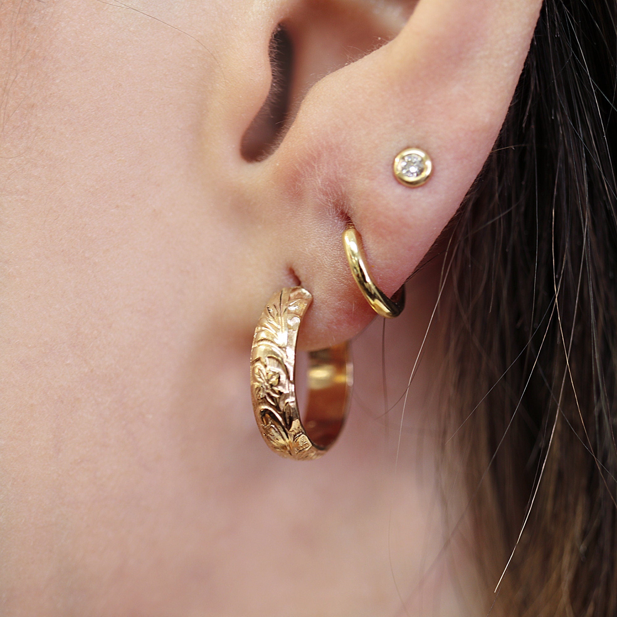 Small Gold Hoops, Gold Filled Hoop Earrings - Melt'm Jewelry