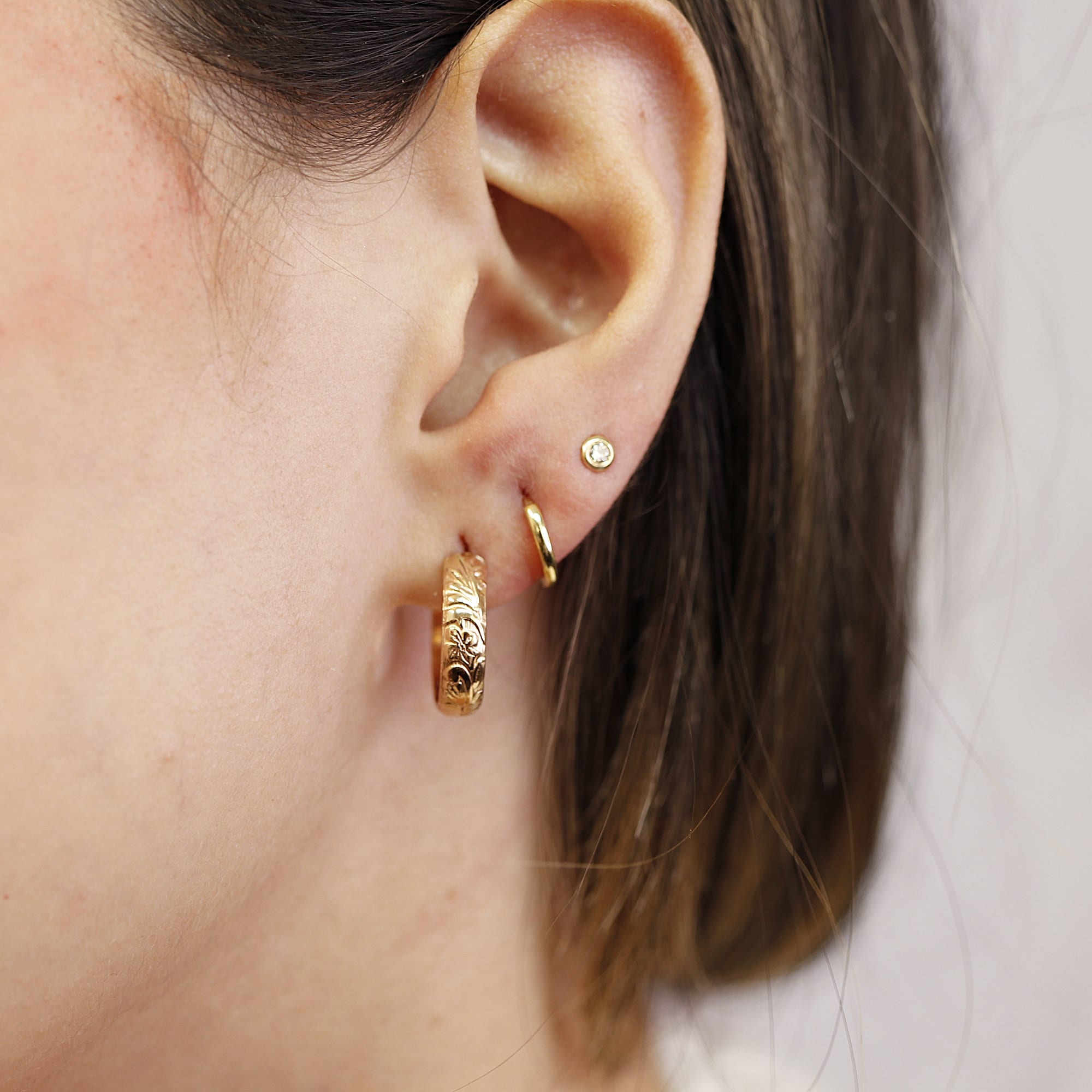 Small Gold Hoops, Gold Filled Hoop Earrings - Melt'm Jewelry