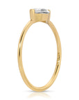 Marquise Moissanite Ring in 14k Gold - Melt'm Jewelry