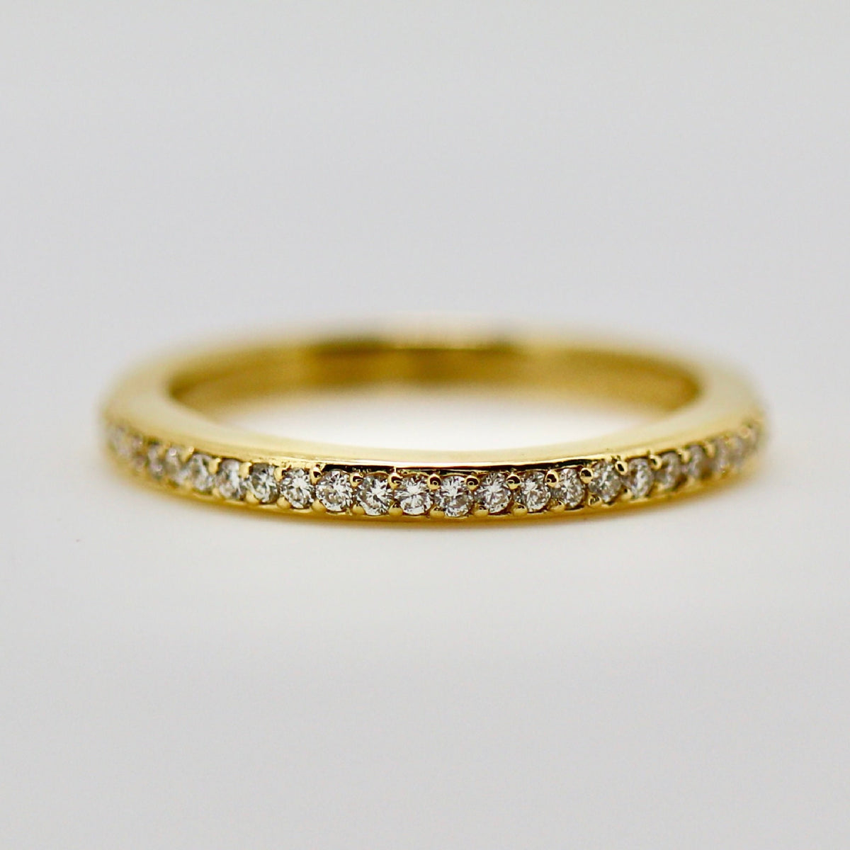 Half Eternity Diamond Wedding Band - Melt'm Jewelry