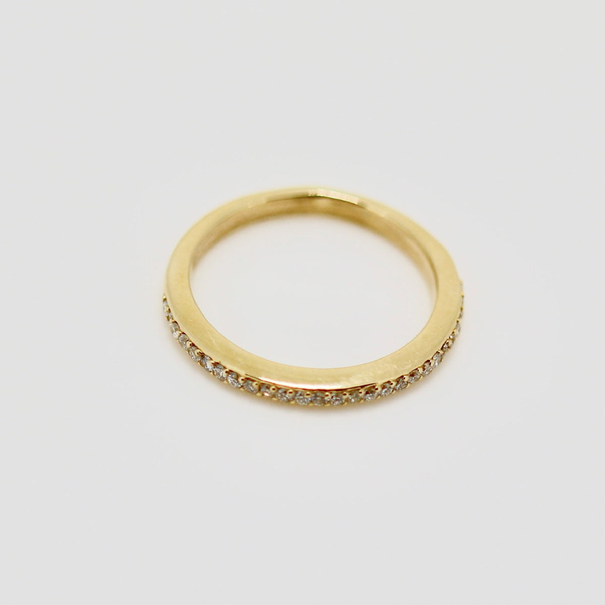 Half Eternity Diamond Wedding Band - Melt'm Jewelry