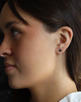 Blue Montana Sapphire Stud Earrings 14k Gold - Melt'm Jewelry