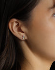 14k Gold Butterfly Wings Stud Earrings - Melt'm Jewelry