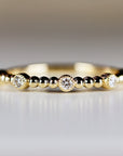 Dainty Diamond Wedding Band